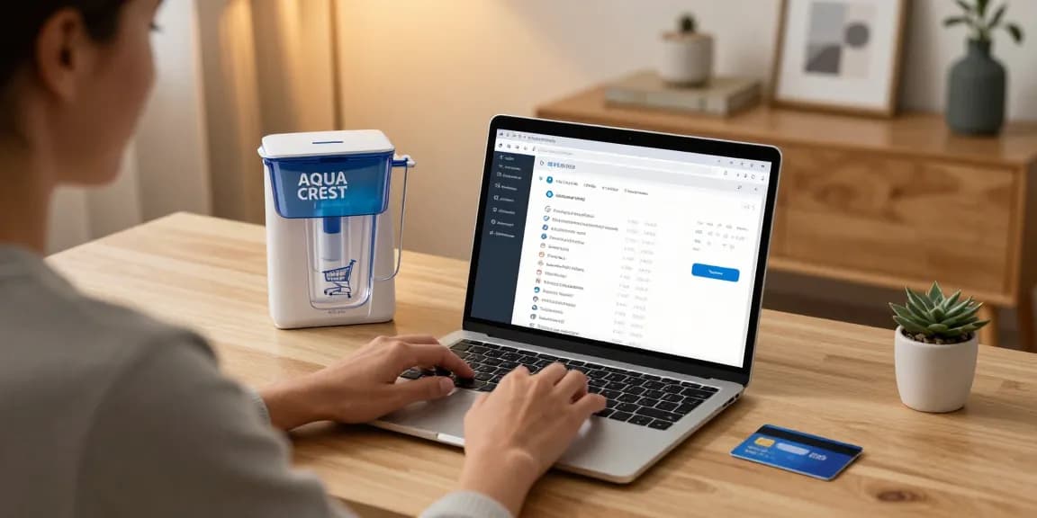 AQUA CREST EDR1RXD1 Replacement for W10295370A product review in an e-commerce platform showcasing best deals on water filters.