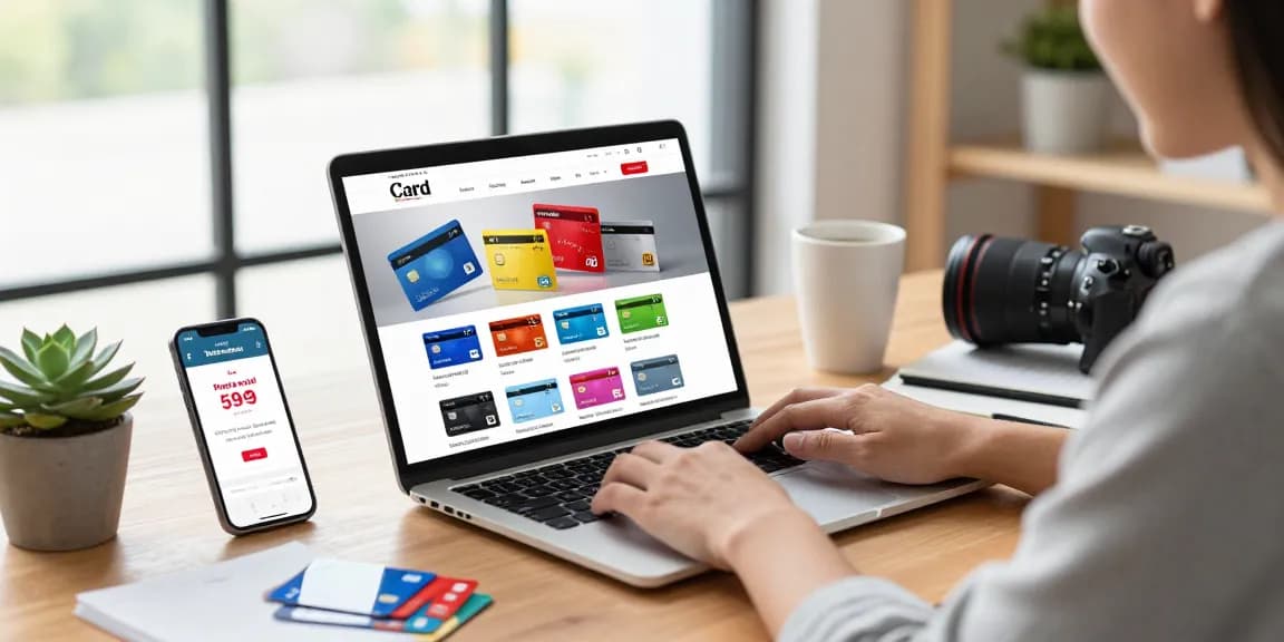 Exploring ezzocard.com for virtual prepaid cards in a modern workspace.
