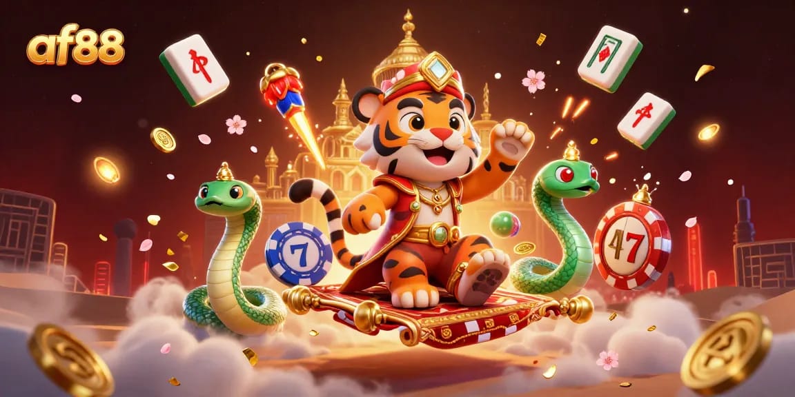 Join the excitement at af88 by spinning the reels of vibrant slot games amid an Arabian Nights theme.