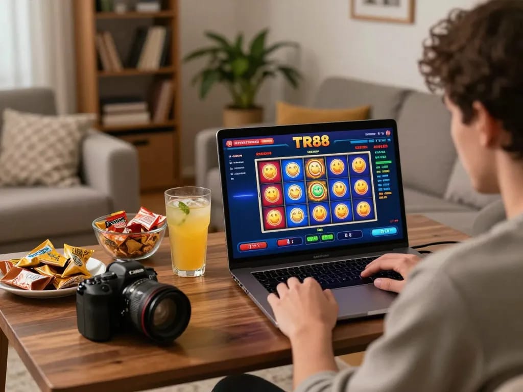 Experience engaging online gambling action with TR88's vibrant casino interface.