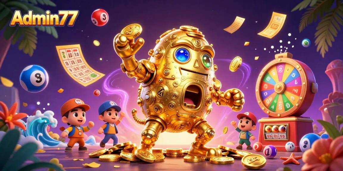 Experience big wins with Admin77's thrilling online gaming adventure, rich visuals, and dynamic opportunities.