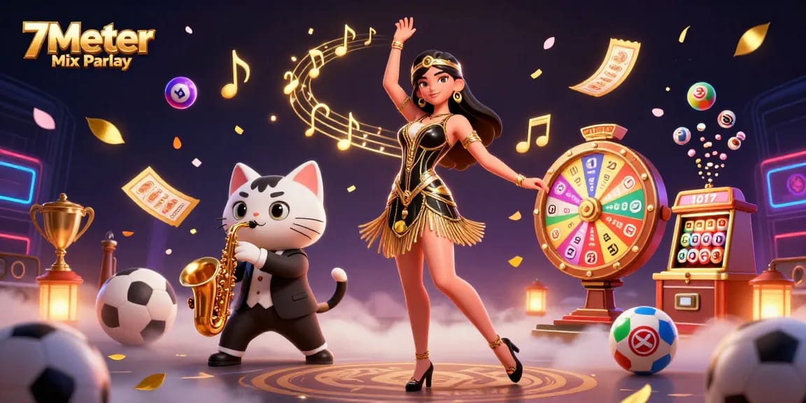 Bet on winning with 7Meter Mix Parlay strategies featuring vibrant casino atmosphere.