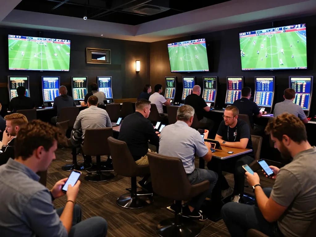 Betting on keobongda through smartphones while watching live football matches