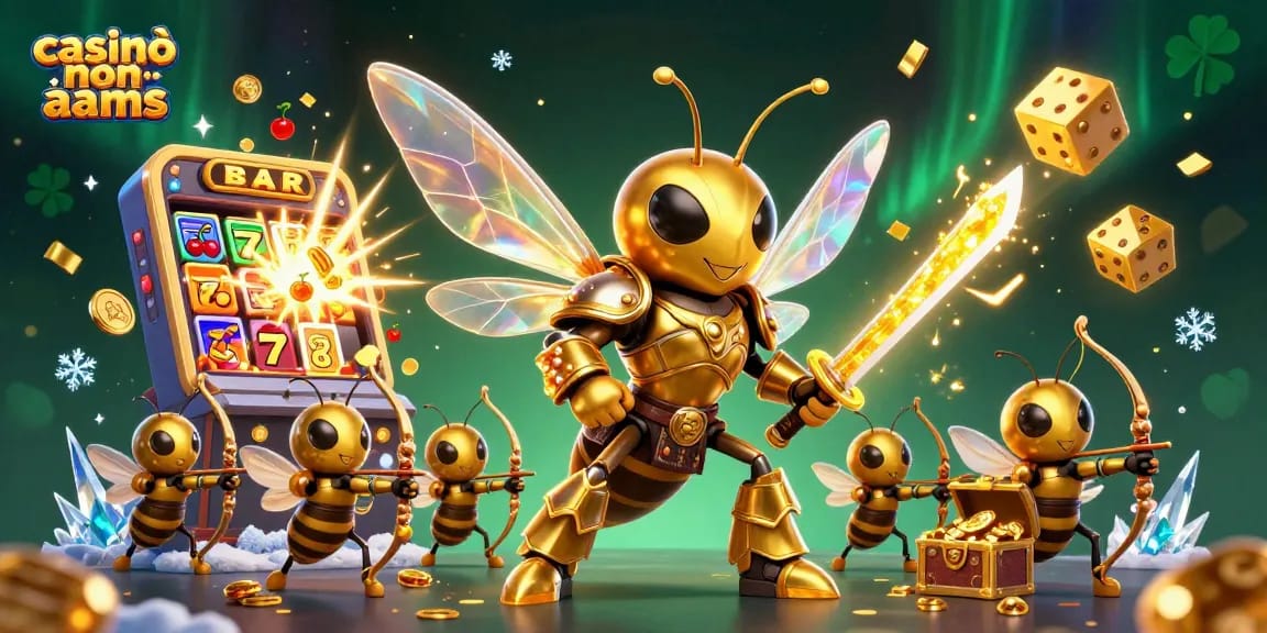 Scopri casinò non AAMS con emozionanti jackpot e promozioni spettacolari in questa illustrazione 3D.