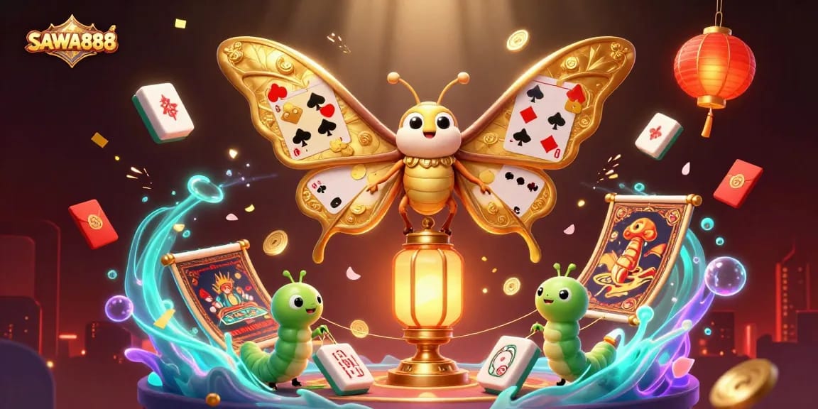 Experience thrilling gameplay at SAWA888 with vibrant, animated scenes representing casino excitement.