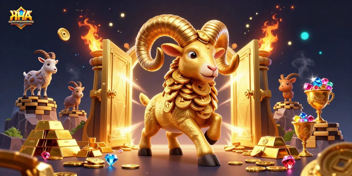 Experience exciting gameplay in quyetchientienthuong with a dynamic scene filled with treasure.