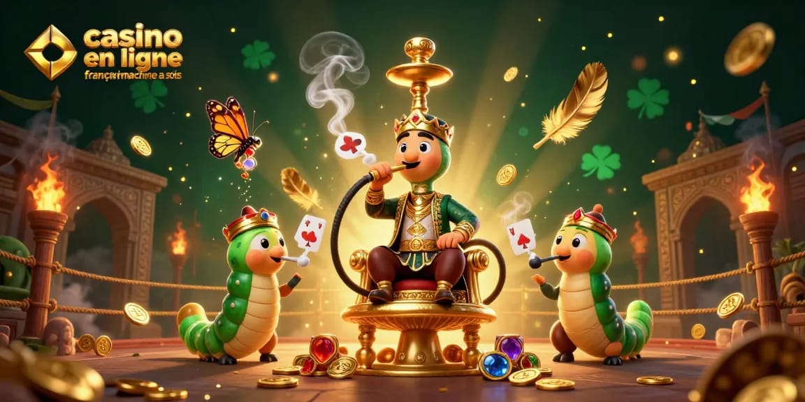 Jouez aux machines à sous sur un casino en ligne français machine à sous avec de riches graphismes et des personnages animés.