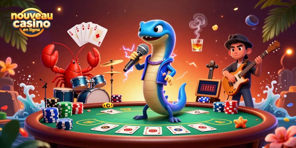 Expérimentez l'excitation d'un nouveau casino en ligne avec des artistes sous-marins animés.