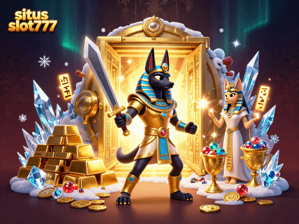 Engage with situs slot777 through this electrifying slot gaming scene, illustrating exciting jackpot opportunities.