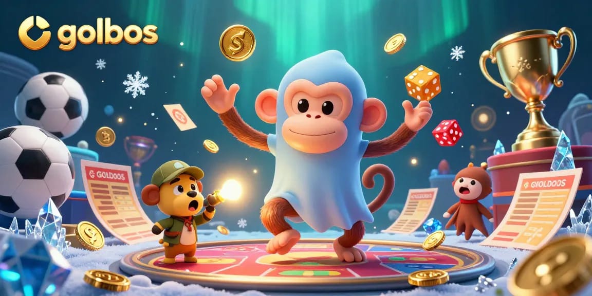 Win big with golbos while the playful poltergeist monkey juggles coins in this dynamic betting scene.