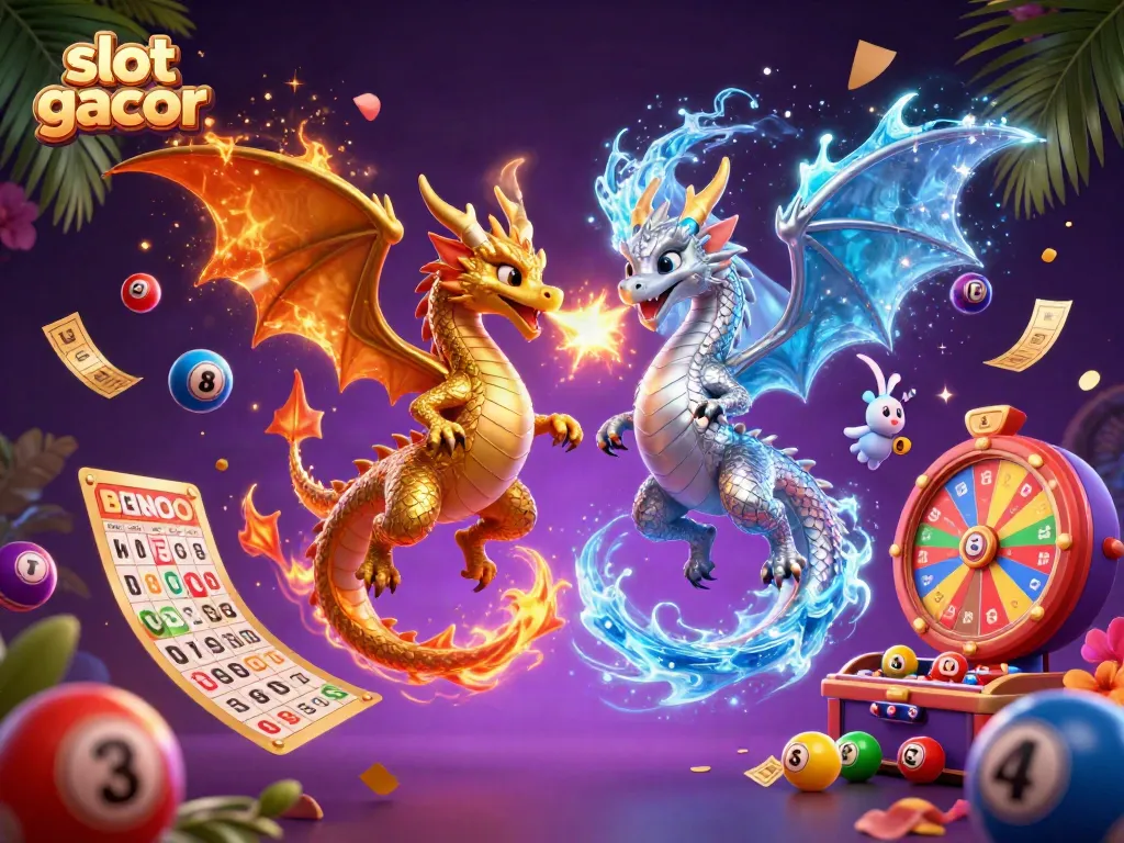 Experience thrilling action and excitement with slot gacor as dragon duo brings fortune and luck.