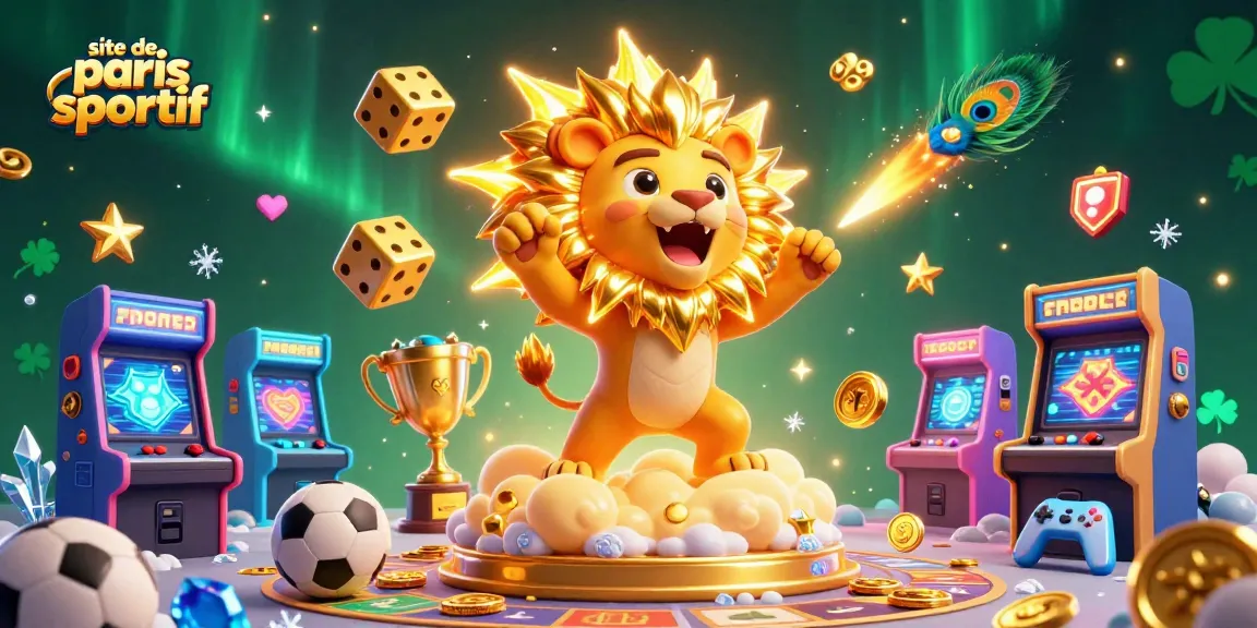 Pariez sur le site de paris sportif avec des personnages en 3D et des éléments de jeux dynamiques.