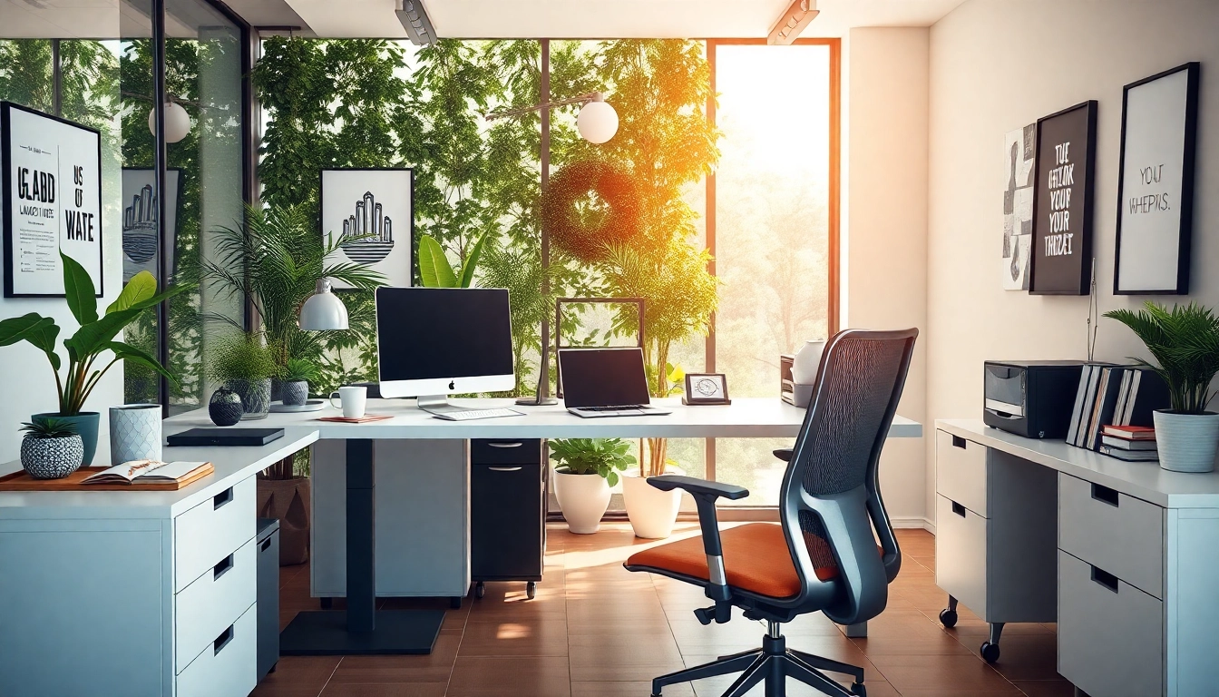 Die Webseite https://alvionz.de/ zeigt ein modernes Büro für produktives Arbeiten.
