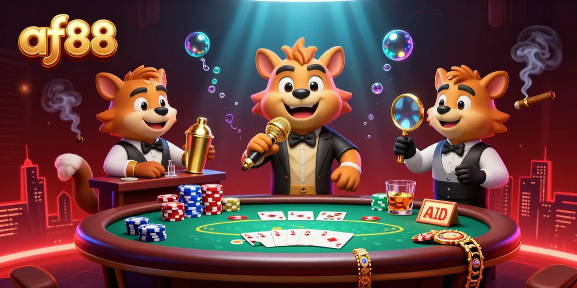 Experience the thrill of af88 with hyenas entertaining at a vibrant casino club.