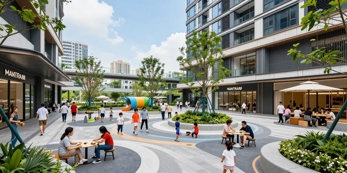 Experience vibrant community life at MANTRA88 commercial properties with diverse entertainment options.