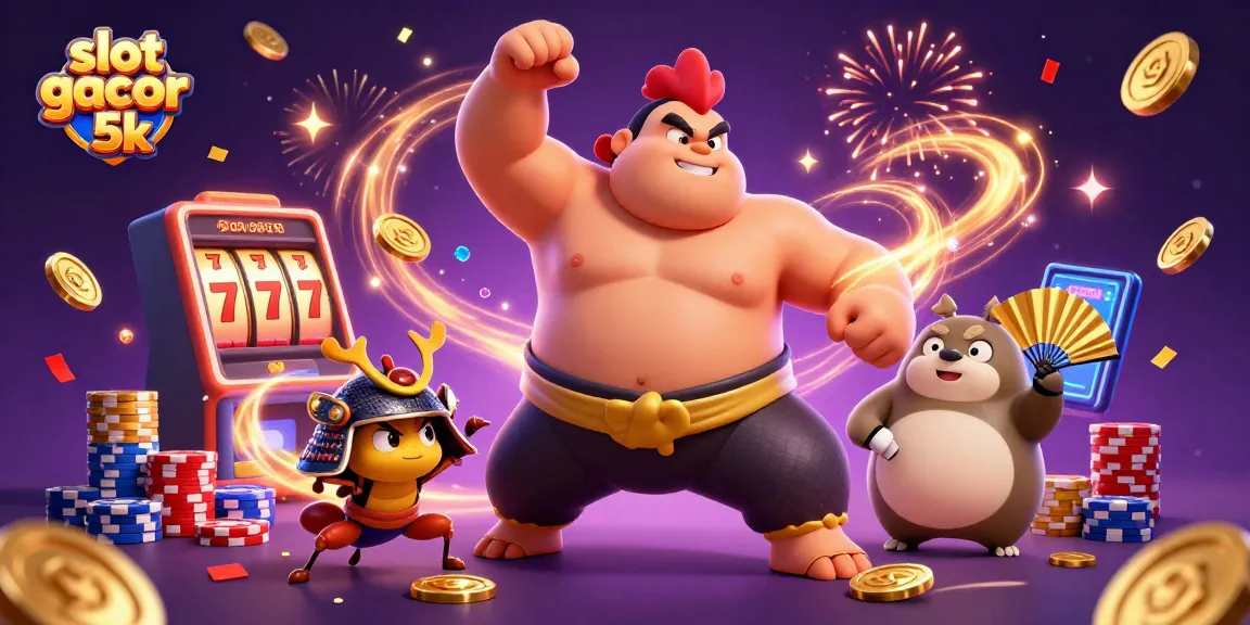 Experience big wins with slot gacor 5k featuring powerful characters and vibrant casino elements.