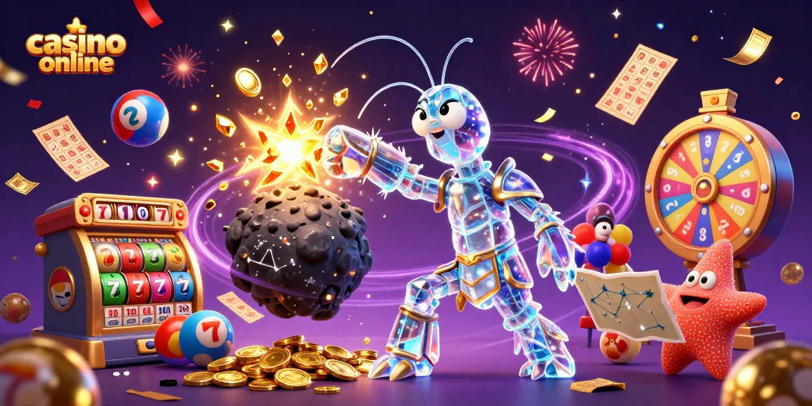 Joacă la casino online cu o ilustrație 3D vibrantă care arată personaje fantastice într-o aventură plină de recompense