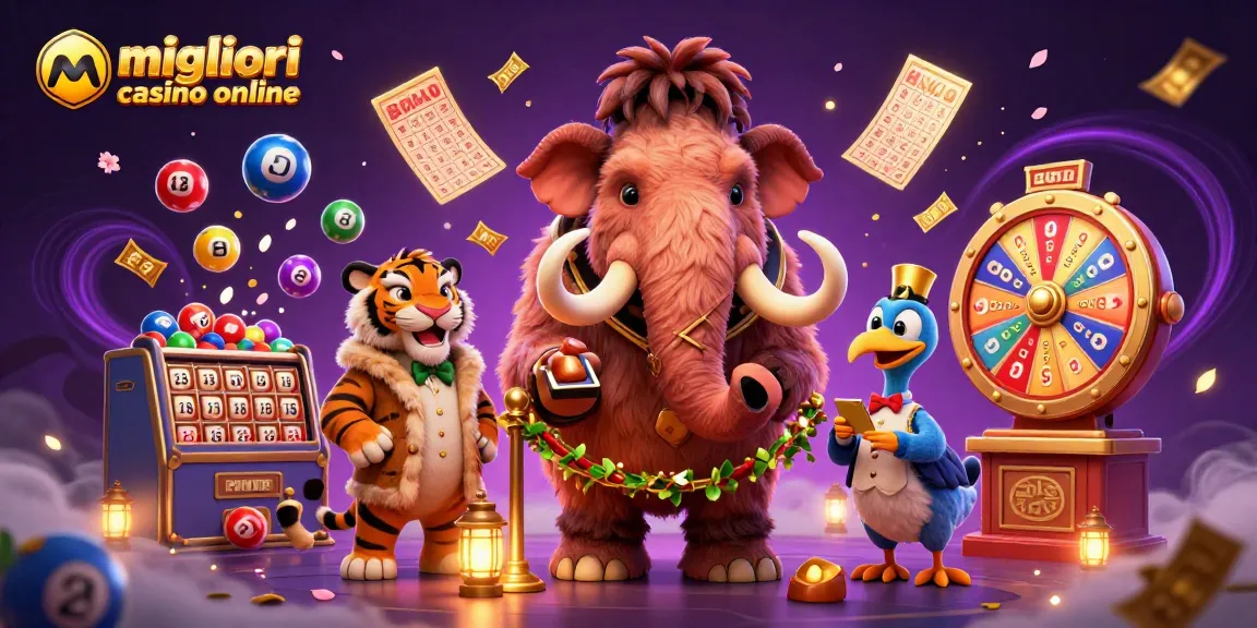 Scopri i migliori casino online con un mammut e altri personaggi vivaci.