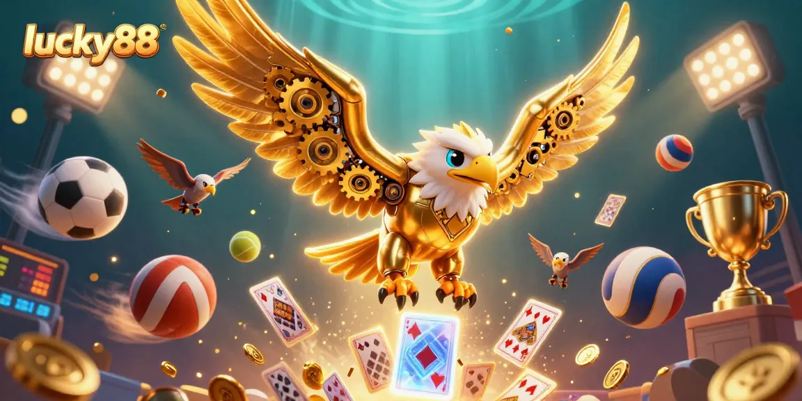 Experience thrilling betting action with lucky88 in a vibrant casino scene featuring dynamic game elements.