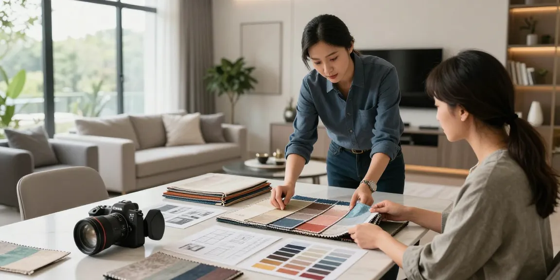 Transformasi desain interior di Decor Serene saat berkonsultasi dengan designer ternama, https://decorserene.com/privacy-policy/ menunjukkan suasana nyaman dan profesional.