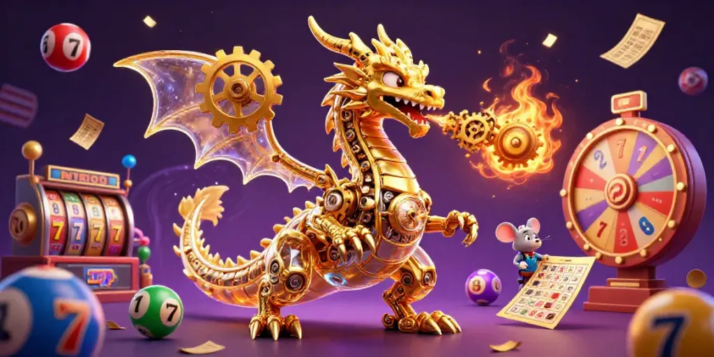 Menangkan jackpot dengan judi slot bersama naga emas dan karakter unik lainnya.