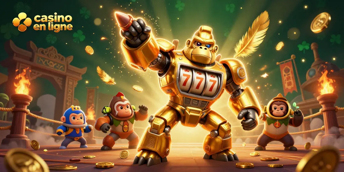 Déchaînez l'excitation avec "casino en ligne" lors d'un combat de machines à sous à couper le souffle.