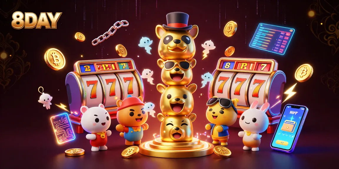 Experience thrilling slots action at 8DAY with dynamic jackpots and captivating casino vibes.