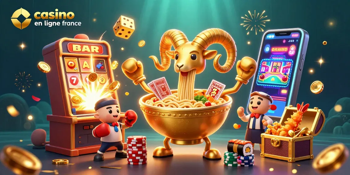 Jouez dans un casino en ligne France avec des personnages amusants et des éléments de jeu vibrant.