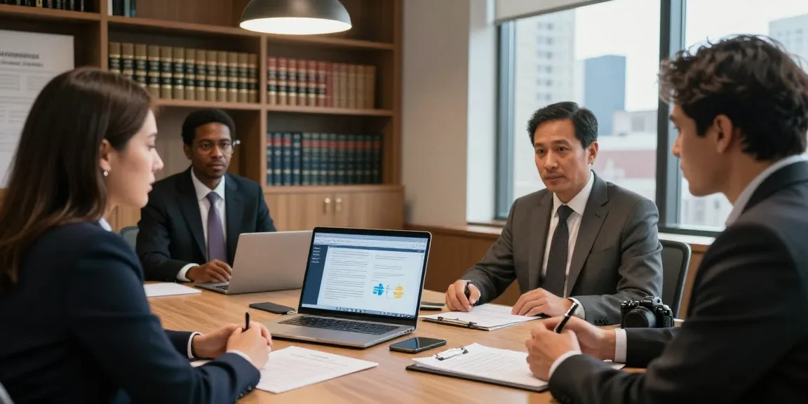 Consultation with a Philadelphia Employment Lawyer in a modern office setting.