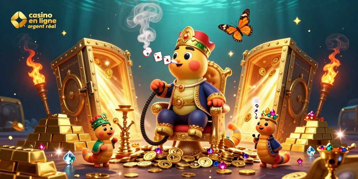 Découvrez des jeux de casino en ligne argent réel captivants dans cette illustration 3D vibrante.