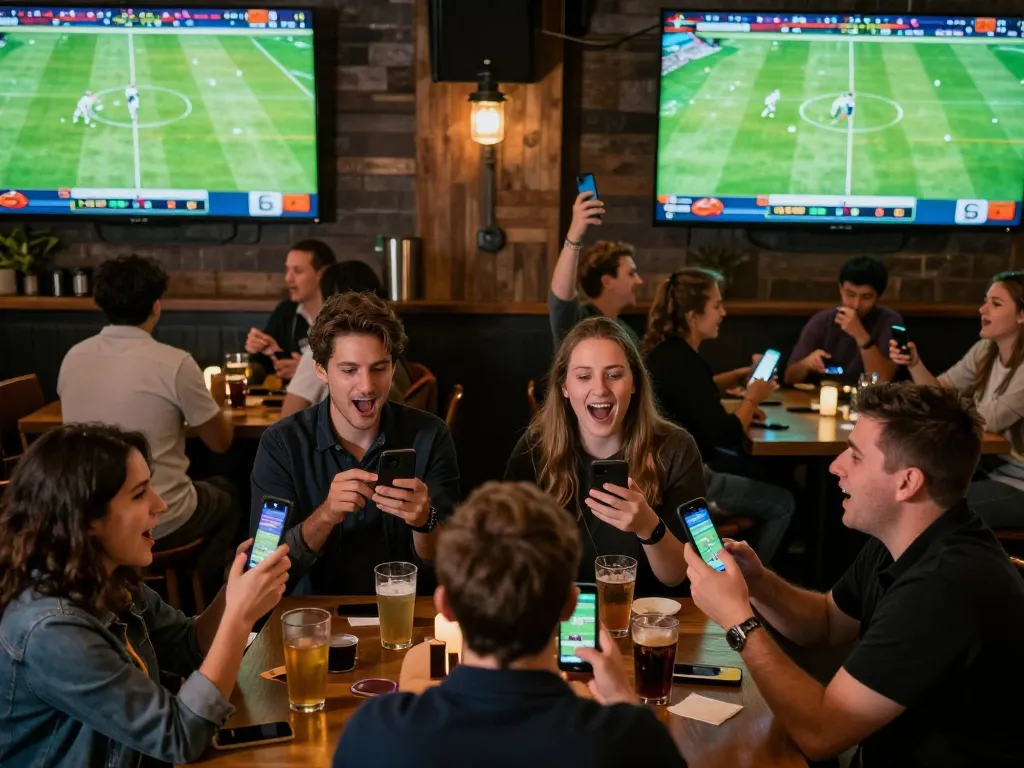 Engaging atmosphere ofTrực tiếp bóng đá socolive where fans enjoy live matches while betting on their devices