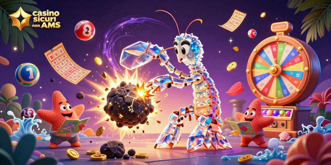 Crea vincite con casino sicuri non AAMS, divertendoti in una scena vivace di giochi e premi colorati.
