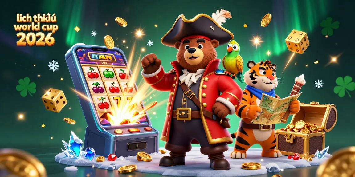 Engaging 3D illustration showcasing the excitement around lịch thi đấu world cup 2026 in an animated casino environment.