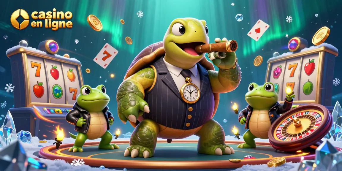 Plongez dans l'univers du casino en ligne avec une illustration captivante !