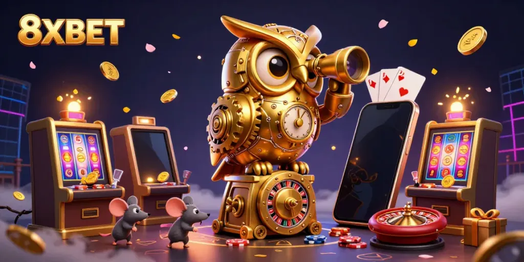 Spin your way into excitement with 8XBET's immersive casino atmosphere, featuring dynamic gaming elements.
