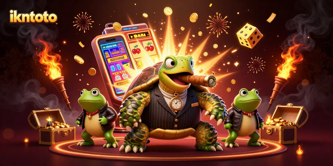 Experience ikntoto's thrilling casino world featuring a fortune-winning scene with vibrant characters.