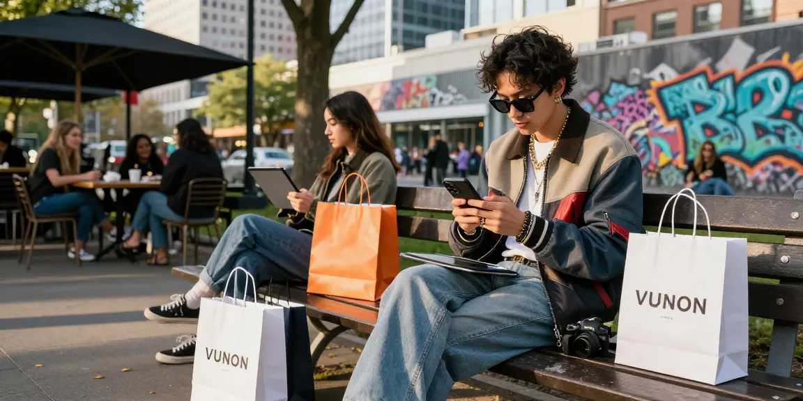 Engaging e-commerce lifestyle scene showing 456bd fashion trends in vibrant urban atmosphere