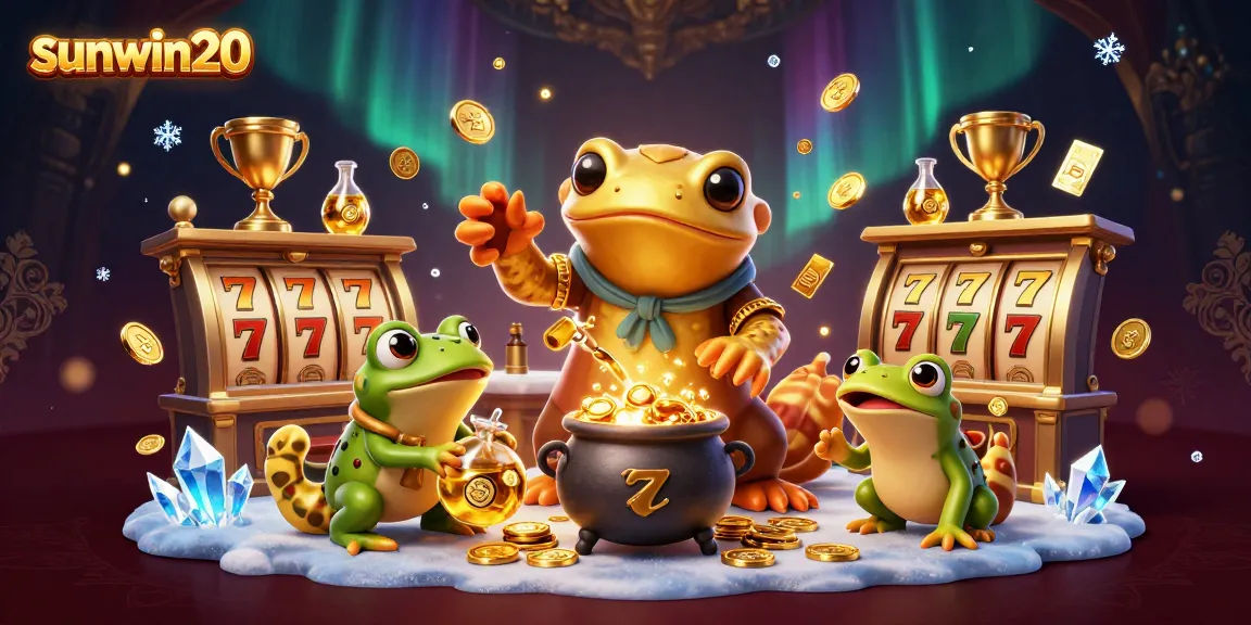 Engage with immersive slot action on sunwin20, featuring iconic elements like gold coins and lucky 7s.