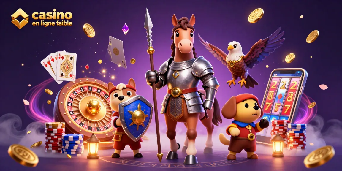 Des joueurs interagissent joyeusement au casino en ligne fiable, entourés de gains et de jeux captivants.