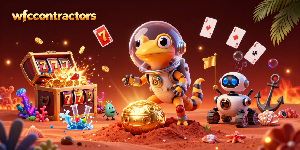 Experience the excitement of a Martian casino adventure with wfccontractors showcasing vibrant gaming elements.