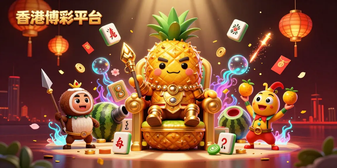 在香港博彩平台體驗豐富娛樂內容，金色鳳梨國王和朋友們展現非凡的賭博魅力。