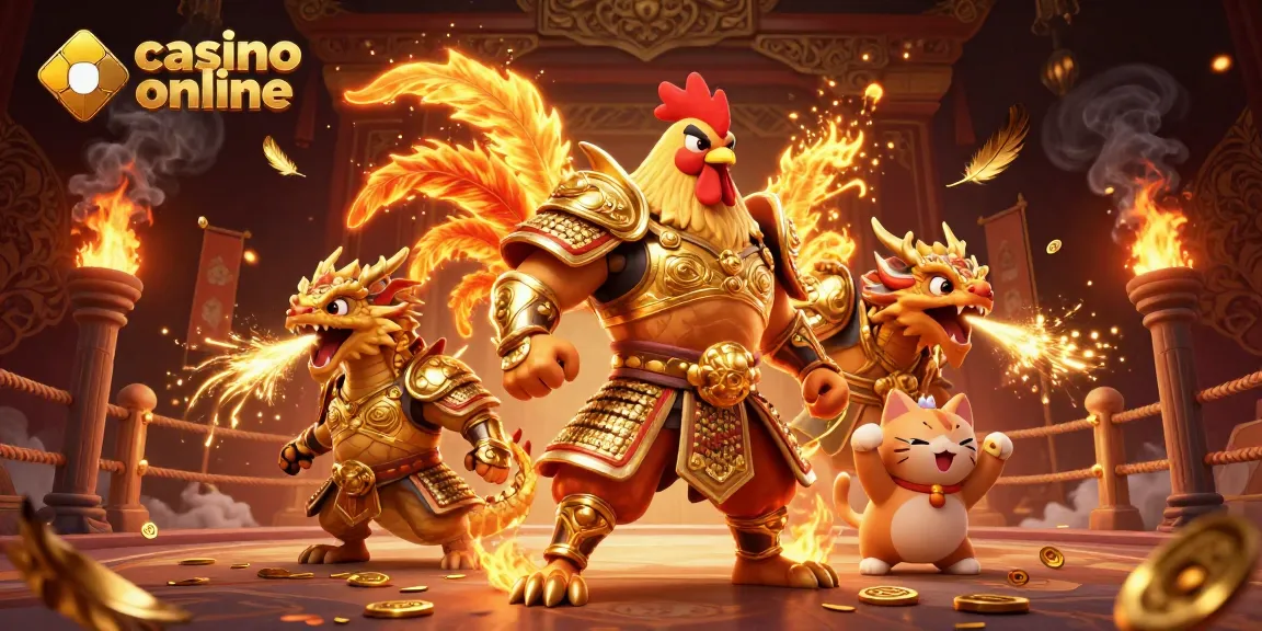 Gagnez avec le jeu "casino en ligne", découvrez un combat épique entre guerriers et dragons !