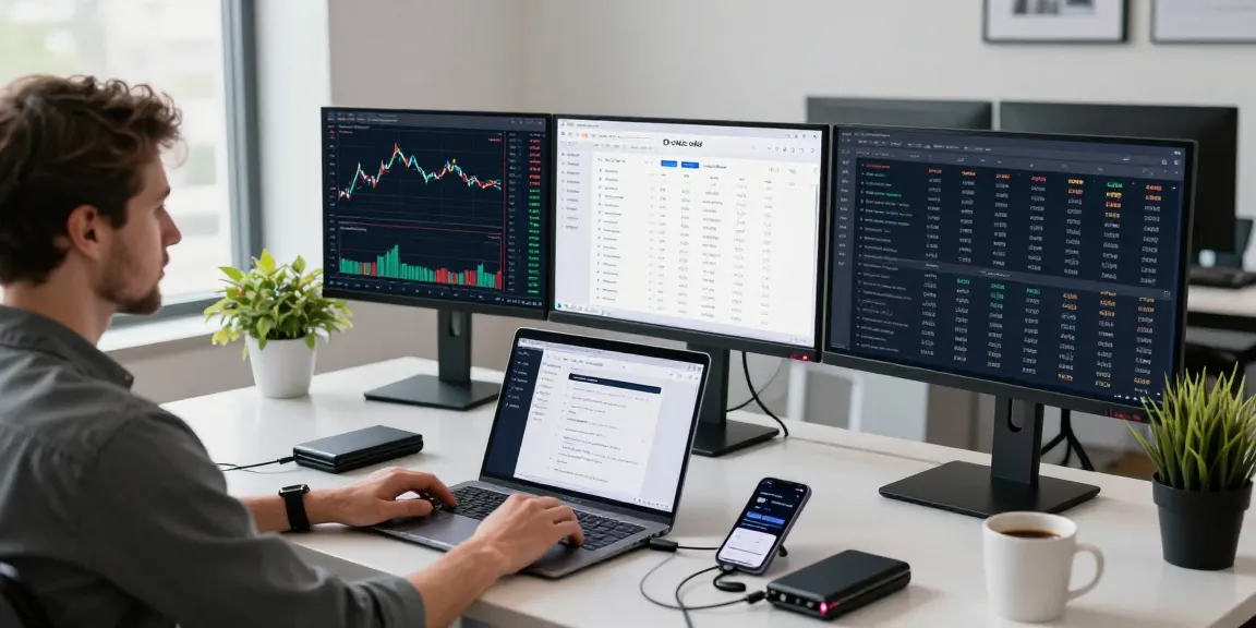 Cricbet trading overview with cryptocurrency prices and DeFi platforms in a modern office setup.