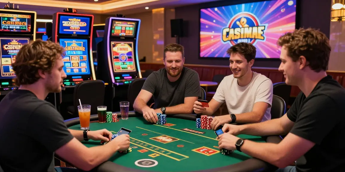 Credit card casinos scene from https://scoarch.org.uk, lively players engaging in games and promotions.