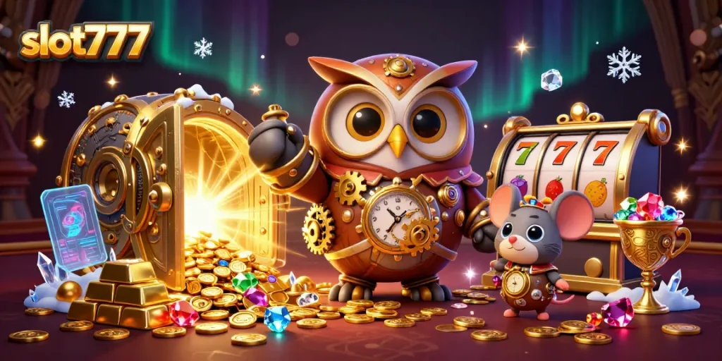Gali jalan kemenangan dengan slot777 di kasino terang penuh harta berkilau.