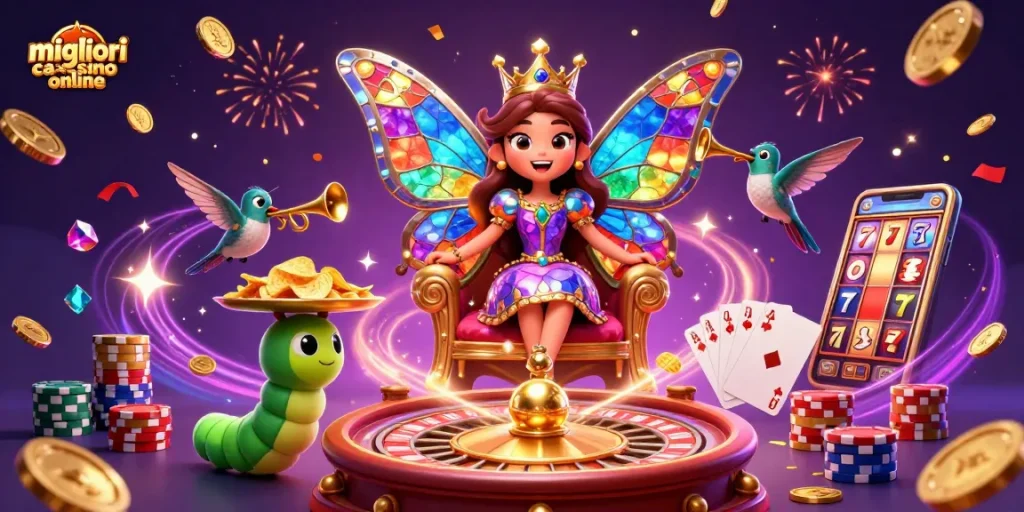 Scopri i migliori casino online con la regina delle farfalle e giochi avvincenti