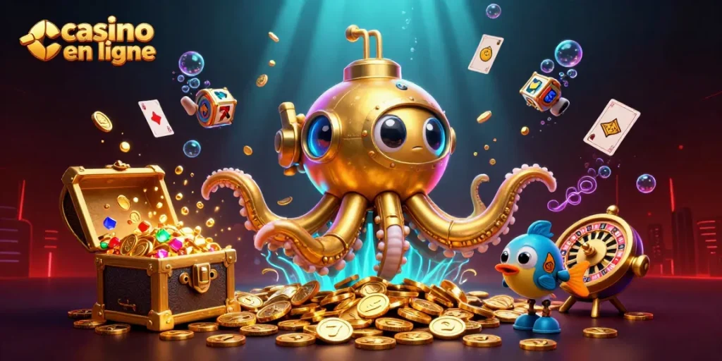 Jouez à casino en ligne, découvrez un monde sous-marin de machines à sous et de trésors !
