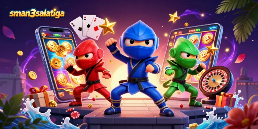 Geng ninja chameleon sman3salatiga menunjukkan aksi slot interaktif yang dinamis dengan permainan yang menggembirakan.