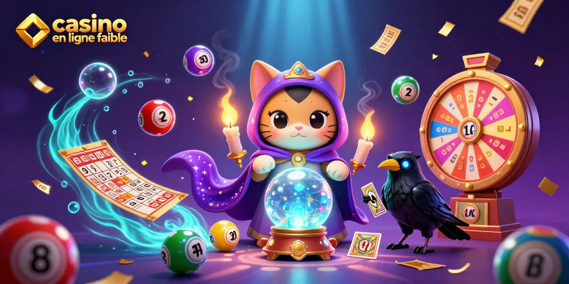 Profitez de jeux au casino en ligne fiable avec une illustration captivante de mystères et de bonheur.