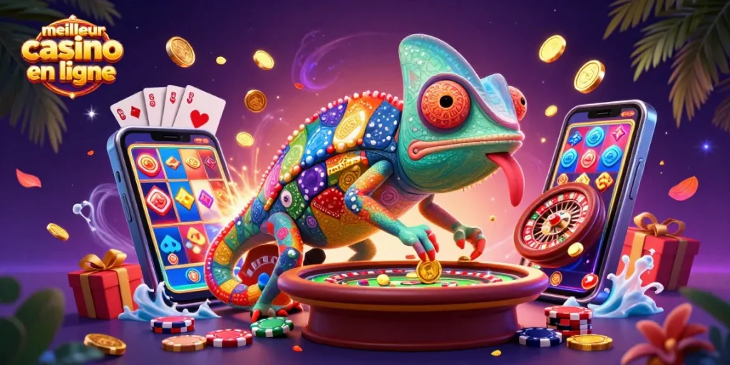 Venez découvrir le meilleur casino en ligne avec des jeux captivants et un propriétaire caméléon fascinant.
